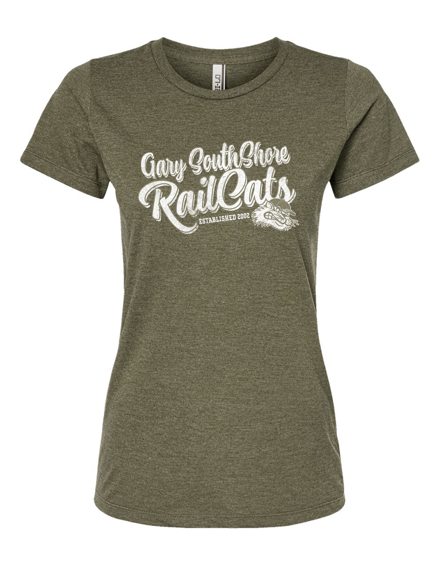 Womens Green Vintage Tee