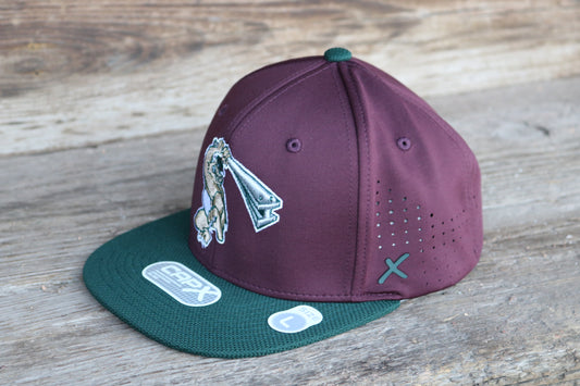 CapX On-Field Team Cap - Maroon/Rusty