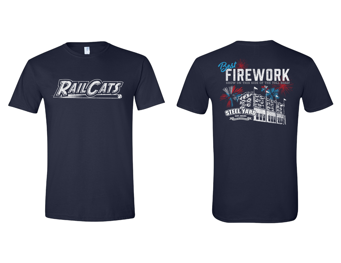 Navy Firework T-Shirt